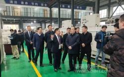 湖南省常德市市委書記、市長等領(lǐng)導(dǎo)蒞臨湖南省耐美特智能烘干工業(yè)設(shè)備有限公司視察指導(dǎo)工作